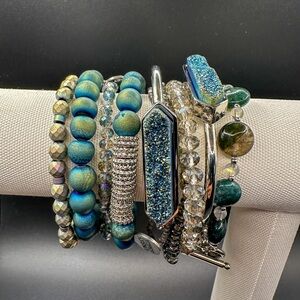 Kinsley Armelle Bracelet Stack Never Worn